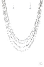 Load image into Gallery viewer, Paparazzi ~ Extravagant Elegance ~ Silver Necklace Set