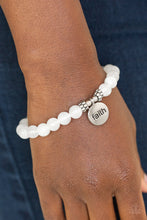 Load image into Gallery viewer, Paparazzi ~ FAITH It, Till You Make It ~ White inspirational Urban Bracelet