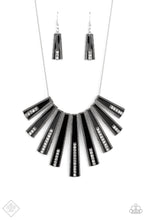 Load image into Gallery viewer, Paparazzi ~ Fiercely 5th Avenue ~ Fashion Fix Complete Trend Blend ~ Black Necklace Set