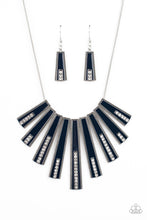 Load image into Gallery viewer, Paparazzi ~ FAN-tastically Deco ~ Blue Necklace Set