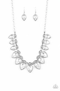 Paparazzi - FEARLESS is More - Silver Necklace - Klassy Jewelz Boutique