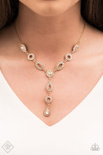 Load image into Gallery viewer, Paparazzi ~ Fiercely 5th Avenue – Fashion Fix Complete Trend Blend ~ Gold Necklace Set