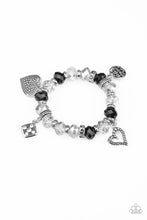 Load image into Gallery viewer, Paparazzi ~ Fabulously Flirty ~ Black Bracelet