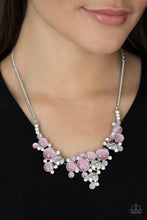 Load image into Gallery viewer, Paparazzi ~ Fairytale Affair ~ Pink Cat&#39;s Eye Stone Necklace Set