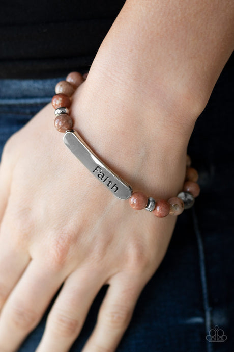 Paparazzi ~ Faith In All Things ~ Multi-colored Inspirational Urban Bracelet