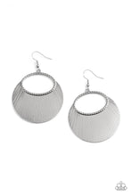 Load image into Gallery viewer, Paparazzi ~ Fan Girl Glam ~ Silver Earrings