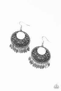 Paparazzi ~ Far Off Horizons ~ Silver Earrings