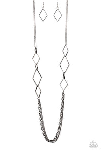Paparazzi ~ Fashion Fave ~ Black Necklace Set (Fashion Fix Exclusive)