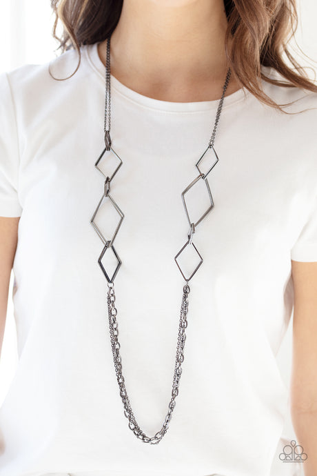 Paparazzi ~ Fashion Fave ~ Black Necklace Set (Fashion Fix Exclusive)