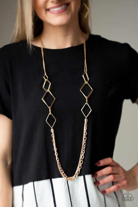 Paparazzi - Fashion Fave - Gold Necklace Set - Klassy Jewelz Boutique