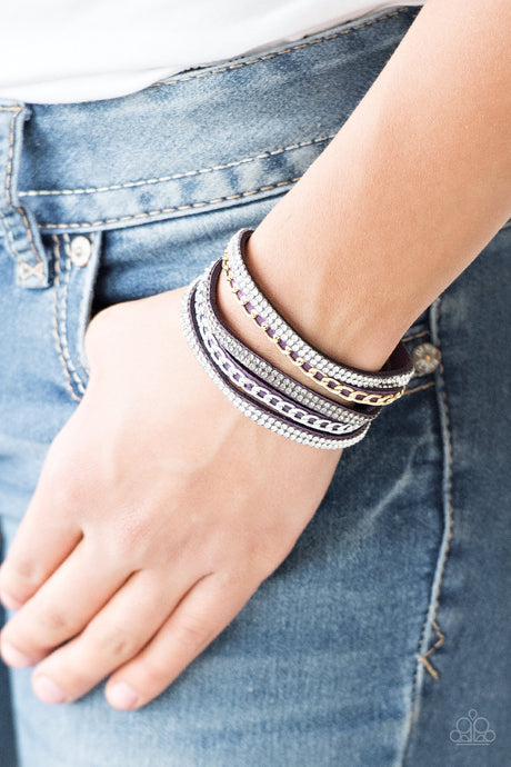 Paparazzi ~ Fashion Fiend ~ Purple Urban Bracelet