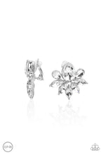 Load image into Gallery viewer, Paparazzi - Fearless Finesse - White Clip-On Earrings