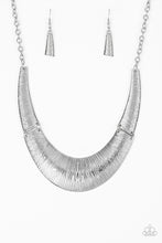 Load image into Gallery viewer, Paparazzi ~ Feast or Famine ~ Silver Necklace Set