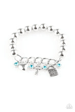Load image into Gallery viewer, Paparazzi ~ Feelin Flirtatious ~ Blue Charm Bracelet