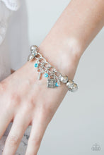 Load image into Gallery viewer, Paparazzi ~ Feelin Flirtatious ~ Blue Charm Bracelet