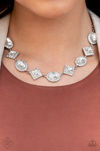 Paparazzi ~ Fiercely 5th Avenue ~ Fashion Fix Complete Trend Blend ~ White Necklace Set