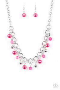 Paparazzi ~ Fiercely Fancy ~ Pink Necklace Set