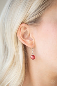 Paparazzi ~ Fiercely Fancy ~ Red Necklace Set