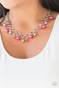 Paparazzi ~ Fiercely Fancy ~ Red Necklace Set