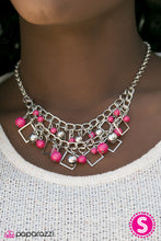 Load image into Gallery viewer, Paparazzi ~ Finally FRAME-ous ~ Pink Necklace Set