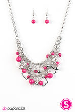 Load image into Gallery viewer, Paparazzi ~ Finally FRAME-ous ~ Pink Necklace Set