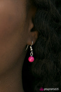 Paparazzi ~ Finally FRAME-ous ~ Pink Necklace Set