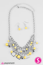 Load image into Gallery viewer, Paparazzi - Finally FRAME-ous - Yellow Necklace Set
