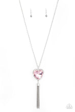 Load image into Gallery viewer, Paparazzi ~ Finding My Forever ~ Pink Heart Pendant Necklace Set