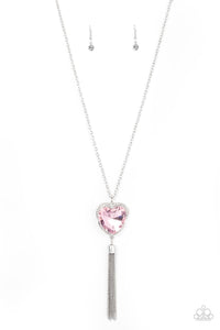 Paparazzi ~ Finding My Forever ~ Pink Heart Pendant Necklace Set