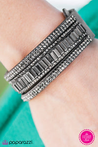 Paparazzi ~ First Class Shimmer ~ Silver Urban Bracelet (Fashion Fix Exclusive)