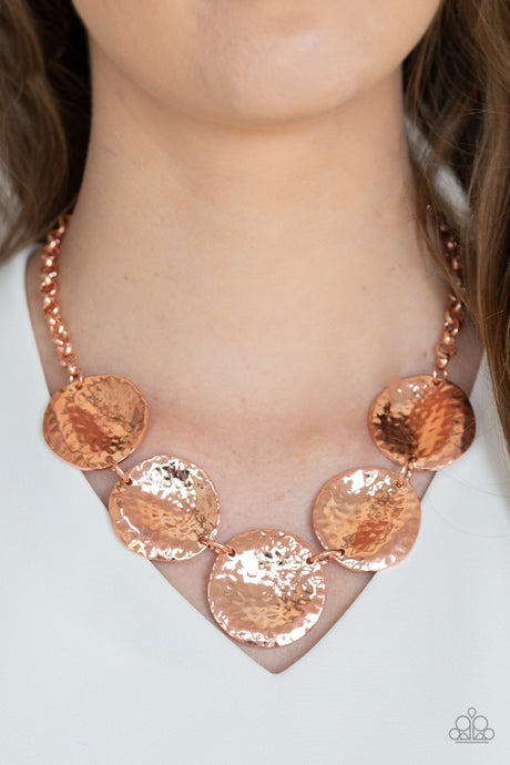 Paparazzi ~ First Impressions ~ Copper Necklace Set
