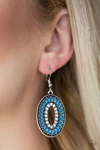 Load image into Gallery viewer, Paparazzi ~ Fishing For Fabulous ~ Blue Earrings