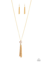 Load image into Gallery viewer, Paparazzi ~ Five-Alarm FIREWORK ~ Gold Necklace Set