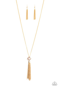 Paparazzi ~ Five-Alarm FIREWORK ~ Gold Necklace Set