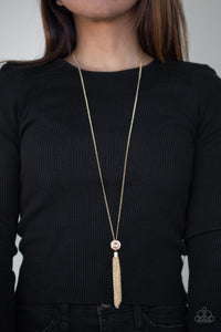 Paparazzi ~ Five-Alarm FIREWORK ~ Gold Necklace Set