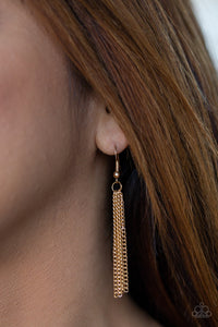 Paparazzi ~ Five-Alarm FIREWORK ~ Gold Necklace Set