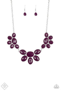 Paparazzi ~ Flair Affair ~ Purple Necklace Set ( Fashion Fix  Exclusive)