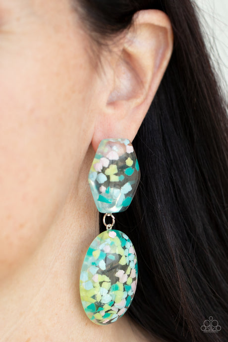 Paparazzi ~ Flaky Fashion ~ Multi Post Earrings