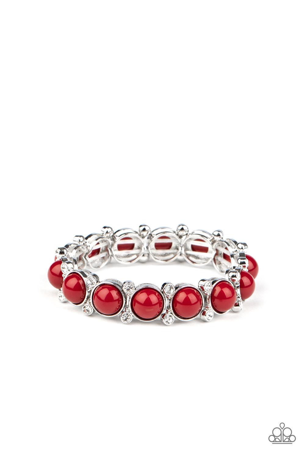 Paparazzi ~ Flamboyantly Fruity ~ Red Bracelet