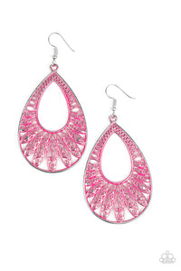 Paparazzi ~ Flamingo Flamenco ~ Pink Earrings