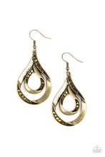 Load image into Gallery viewer, Paparazzi ~ Flavor Of The FLEEK ~ Brass Earrings
