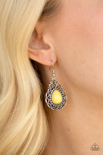 Load image into Gallery viewer, Paparazzi ~ Flirty Finesse ~ Yellow Earrings