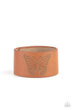 Load image into Gallery viewer, Paparazzi ~ Flirty Flutter ~ Brown Urban Bracelet (Life of the Party Exclusive)