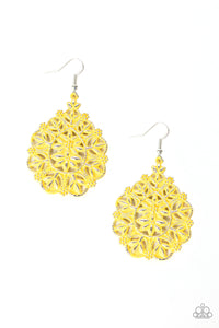 Paparazzi ~ Floral Affair ~ Yellow Earring