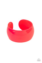 Load image into Gallery viewer, Paparazzi ~ Fluent in Flamboyance ~ Pink Acrylic Cuff Bracelet (Life of the Party Exclusive)