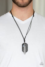 Load image into Gallery viewer, Paparazzi - Flying Solo - Black Urban Necklace - Klassy Jewelz Boutique