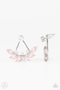 Paparazzi ~ Forest Formal ~ Pink Double-Sided Post Earrings