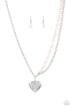 Load image into Gallery viewer, Paparazzi ~ Forever In My Heart ~ Pink Heart Pendant Necklace Set