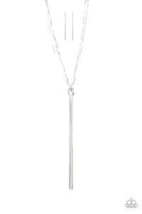 Paparazzi ~ Forget Me KNOT ~ Silver Necklace Set (Life of the Party Exclusive)