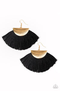 Paparazzi ~ Fox Trap ~ Gold Earrings